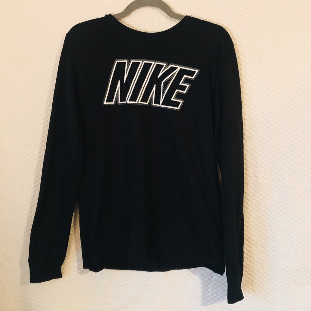 Nike Black Logo Long Sleeve